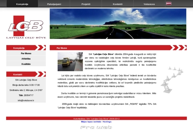 Latvijas ceļu būve, SIA