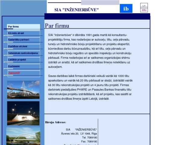 Inženierbūve, SIA